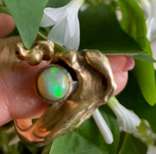 Opalocity: Blessed to the Bone Ring Embracing Opal