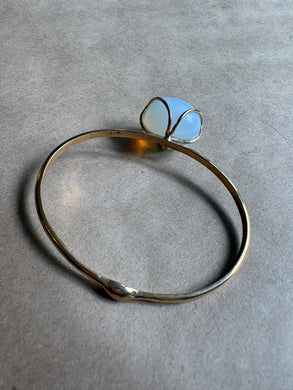 Serenity Stone Bangle 14k GF